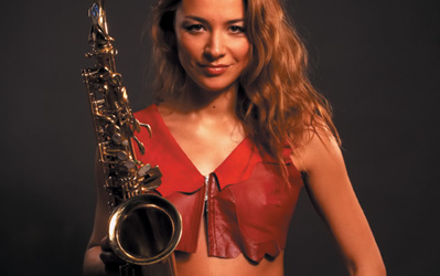 Saxophonistin Bilder Natalie Marchenko