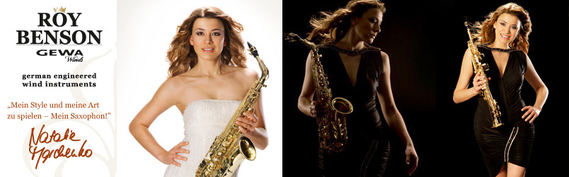 Saxophonistin Bilder Natalie Marchenko